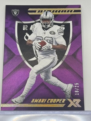2018 Panini XR #47 Amari Cooper Purple #/25