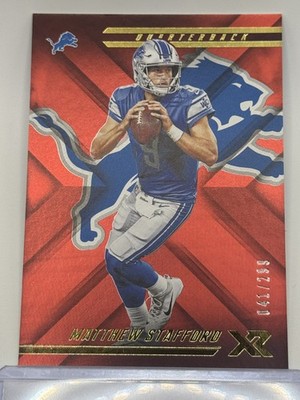 2018 Panini XR #64 Matthew Stafford Red #/299