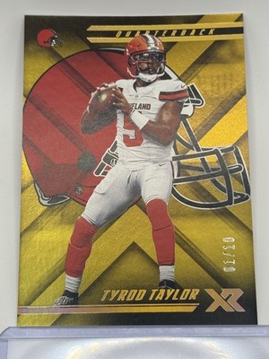 2018 Panini XR #19 Tyrod Taylor Gold #/10