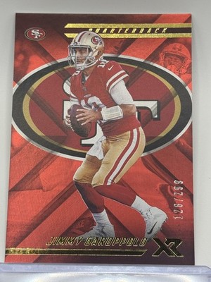 2018 Panini XR #95 Jimmy Garoppolo Red #/299