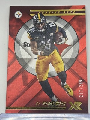2018 Panini XR #24 Le’Veon Bell Red #/299