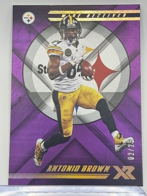 2018 Panini XR #23 Antonio Brown Purple #/25