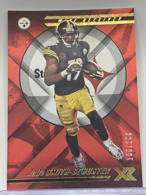 2018 Panini XR #25 JuJu Smith-Schuster Red #/299