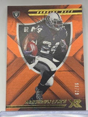 2018 Panini XR #46 Marshawn Lynch Orange #/99