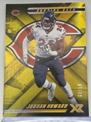2018 Panini XR #62 Jordan Howard Gold #/10