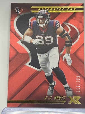 2018 Panini XR #28 J.J. Watt Red #/299