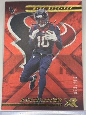 2018 Panini XR #27 DeAndre Hopkins Red #/299