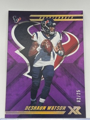 2018 Panini XR #26 Deshaun Watson Purple #/25