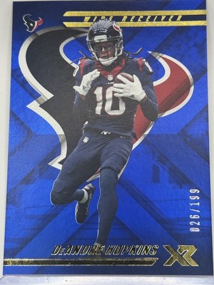 2018 Panini XR #27 DeAndre Hopkins Blue #/199