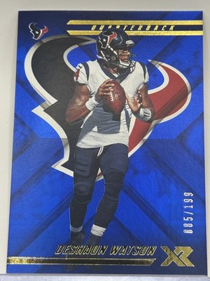 2018 Panini XR #26 Deshaun Watson Blue #/199