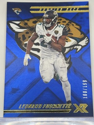2018 Panini XR #33 Leonard Fournette Blue #/199