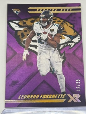 2018 Panini XR #33 Leonard Fournette Purple #/25