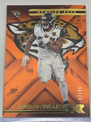 2018 Panini XR #33 Leonard Fournette Orange #/99