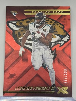 2018 Panini XR #33 Leonard Fournette Red #/299