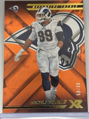 2018 Panini XR #98 Aaron Donald Orange #/99