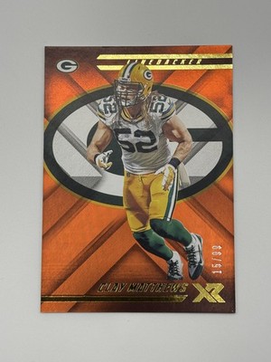 2018 Panini XR #100 Clay Matthews Orange #/99