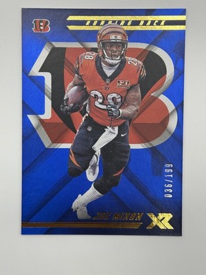 2018 Panini XR #18 Joe Mixon Blue #/199
