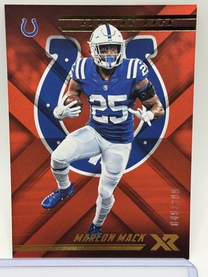 2018 Panini XR #31 Marlon Mack Red #/299