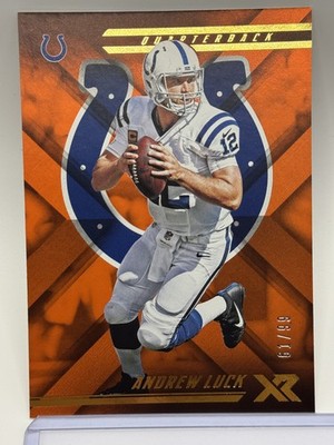 2018 Panini XR #29 Andrew Luck Orange #/99