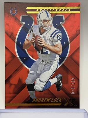 2018 Panini XR #29 Andrew Luck Red #/299