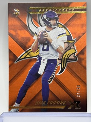 2018 Panini XR #70 Kirk Cousins Orange #/99