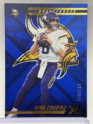 2018 Panini XR #70 Kirk Cousins Blue #/199