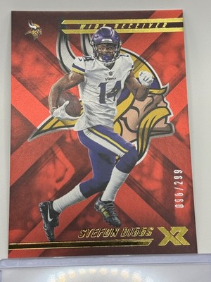 2018 Panini XR #99 Stefon Diggs Red #/299