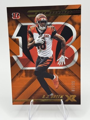 2018 Panini XR #17 A.J. Green Orange #/99