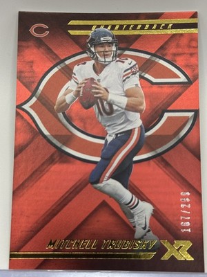 2018 Panini XR #61 Mitchell Trubisky Red #/299