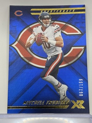 2018 Panini XR #61 Mitchell Trubisky Blue #/199