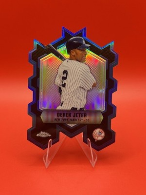 2013 Topps Chrome Derek Jeter Chrome Connections Die-Cut - Yankees HOF!