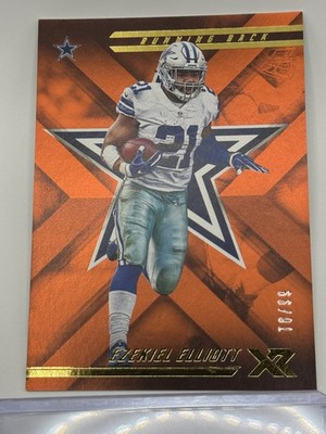 2018 Panini XR #50 Ezekiel Elliott Orange #/99