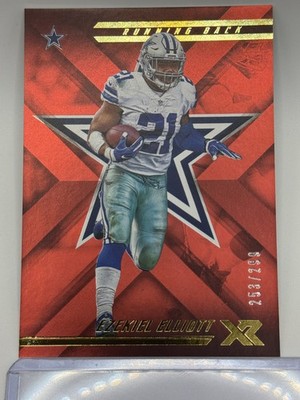 2018 Panini XR #50 Ezekiel Elliott Red #/299