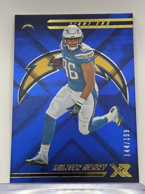 2018 Panini XR #43 Hunter Henry Blue #/199