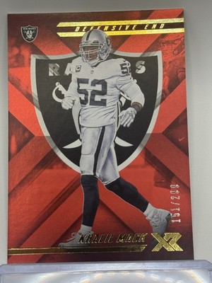2018 Panini XR #48 Khalil Mack Red #/299