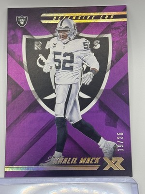 2018 Panini XR #48 Khalil Mack Purple #/25
