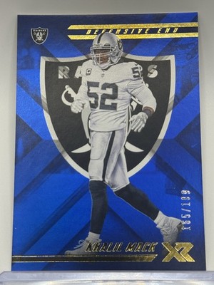 2018 Panini XR #48 Khalil Mack Blue #/199