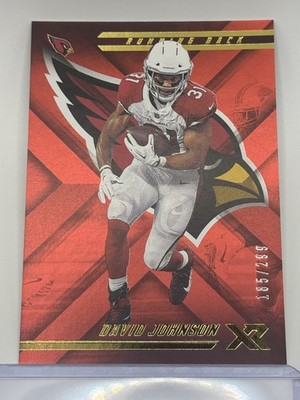 2018 Panini XR #87 David Johnson Red #/299