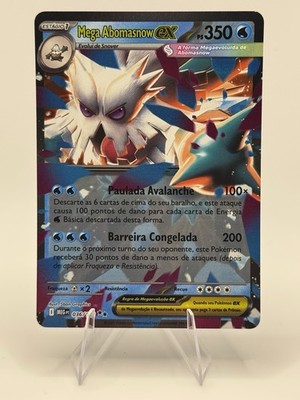 Pokemon Mega Abomasnow EX 036/132 Ultra Rare Foil (NM) Portuguese