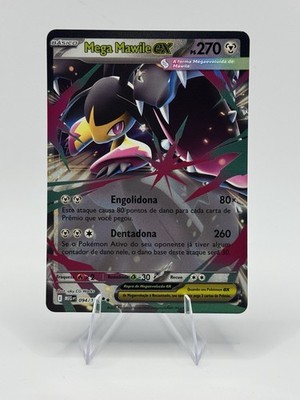 Pokémon Mega Mawile EX 094/132 Me01: Mega Evolution Double Rare Holo Portuguese