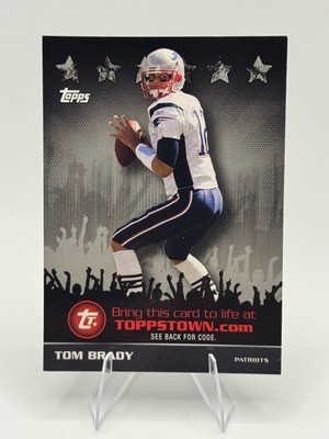 2009 Topps #TTT17 Tom Brady ToppsTown Silver