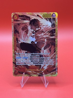 One Piece Card Game Bandai Portgas D Ace OP16-118 Eng Special Character 6000