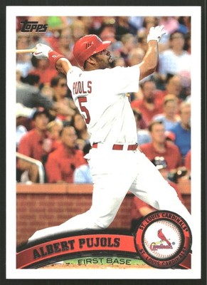 2011 Topps #100 Albert Pujols : Sparkle