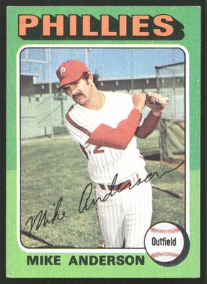 1975 Topps #118 Mike Anderson