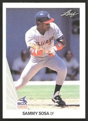 1990 Leaf #220 Sammy Sosa