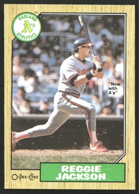 1987 O-Pee-Chee #300 Reggie Jackson