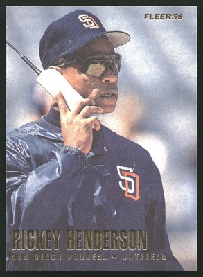 1996 Fleer Update #U197 Rickey Henderson