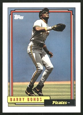 1992 Topps #380 Barry Bonds