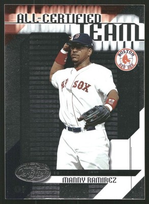 2002 Leaf Certified #AC-15 Manny Ramirez All-Certified Team